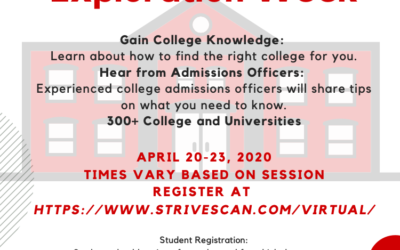 Sign Up for Strive Virtual College Exploration Week